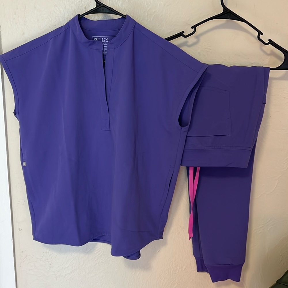 Figs Scrub Set XS Amethyst